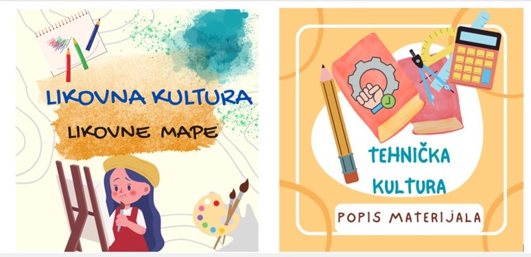 POPIS RADNIH MATERIJALA KOJE RODITELJI TREBAJU NABAVITI ZA UČENIKE OD 5. DO 8. RAZREDA