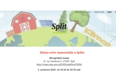 ZLATNA VEČER MATEMATIKE U ETNOGRAFSKOM MUZEJU