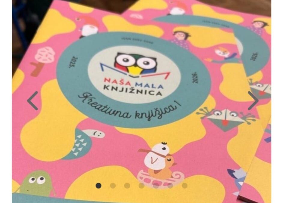 Naši prvašići u međunarodnom projektu „Naša mala knjižnica”